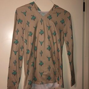 Cactus, Bronc, & Skull Top